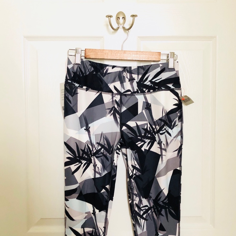 Sweaty Betty Contour Workout Leggings Palm Print